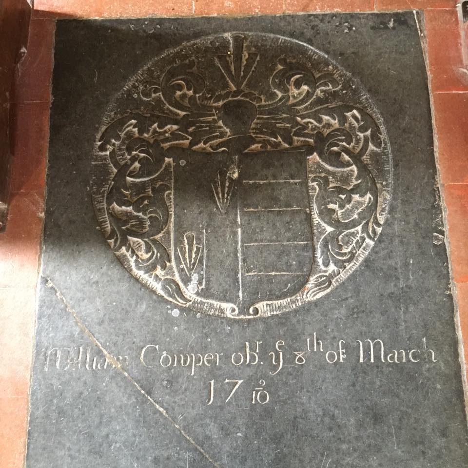 William Cowper's grave and memorial headstone, Bishops Sutton, UK (4).jpg